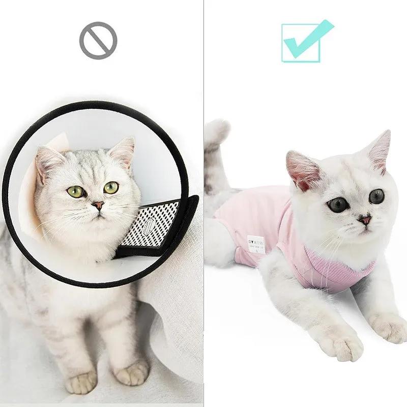Pet Cats Sterilization Clothes Pet Breathable Recovery Cloth Dog Medicine Prevent Lick After Surgery Pets Weaning Recovery Suit