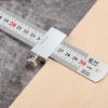 Metal Carpenter Straight Ruler Gauge Clear Scale Positioning Woodworking Square  Carpentry