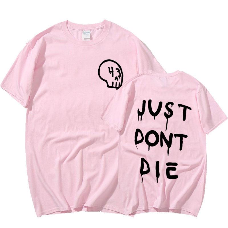 Just Dont Die 43 Ken Block T Shirt Men Harajuku Gothic Letter Print T Shirts Fashion Casual Oversized Tshirt Unisex Streetwear