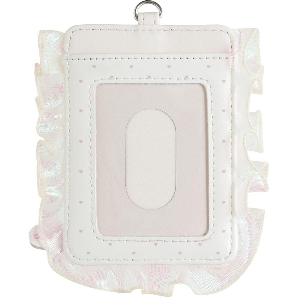 San-X Sumikko Gurashi Angel and Devil Tails Pass Case with Reel Strap PB73601 Cute Faux Leather Card Holder