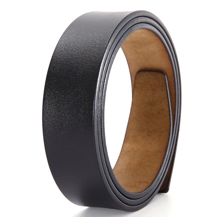 

Кожаный ремень, мужской кожаный ремень без повязки на голову, ремень без головы, мужской ремень без отверстий, мужской ремень из воловьей кожи Antique Black Toothless