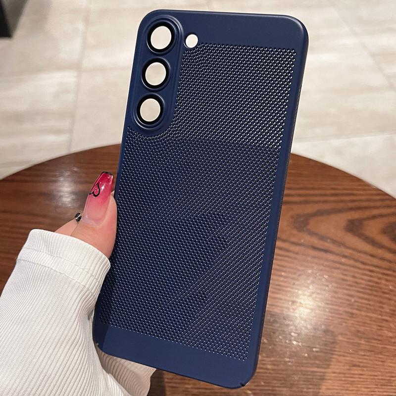 Compatible with Samsung S24, S21, S22 Plus, S22 Ultra Hard Case - Solid Color for Enhanced Heat Dissipation