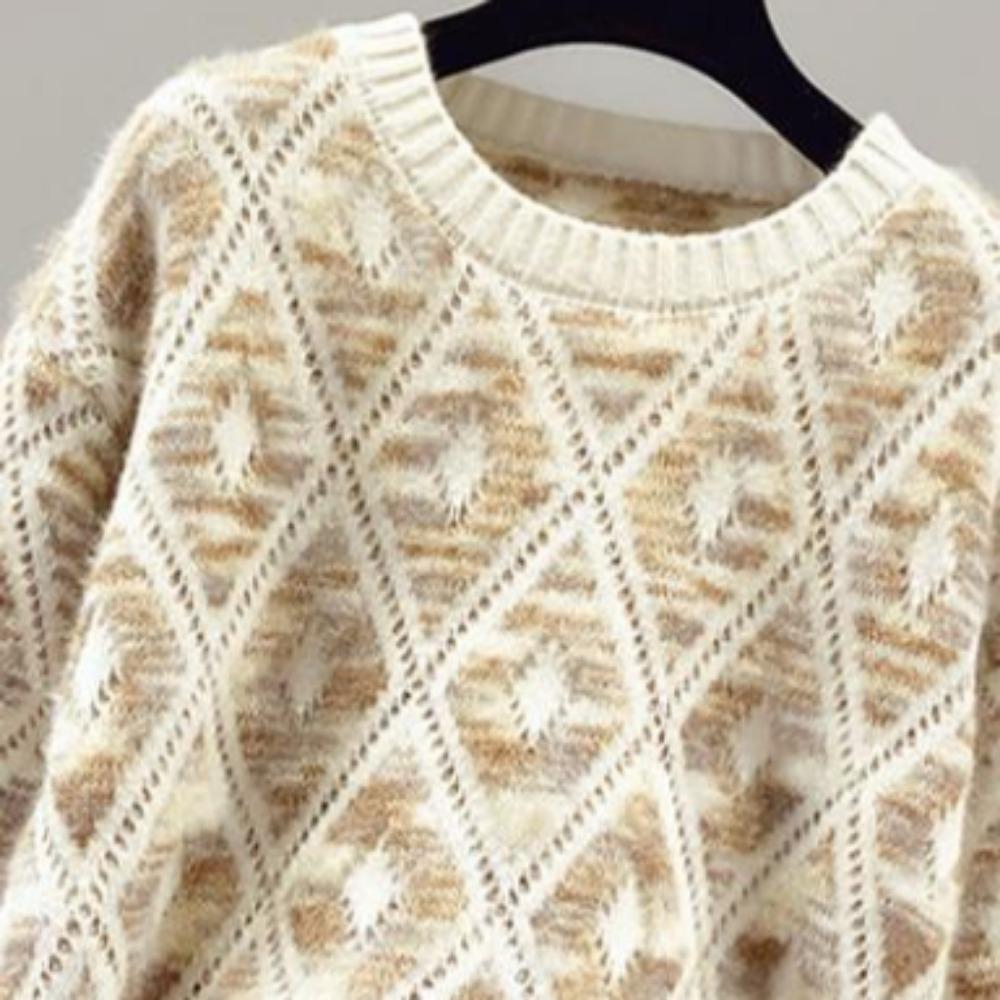 Fleece and Thicker Women's Loose Inner with Short Pullover Sweater Fashionable Mori Knitted Sweaters