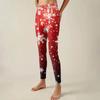Women's Pants Christmas Printed Stretchy Soft Bottoms Casual Home Sleeping Pants