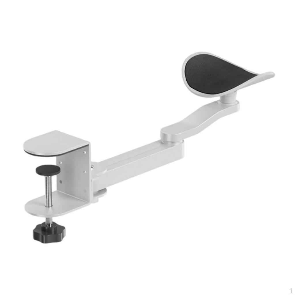 Arm Rest for Desk Armrest Extension Platform Support Cradle Rotating Elbow Cushion
