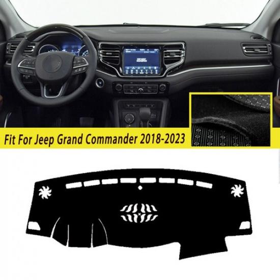 Best Dash Mat Cover Dashboard Non-slip Sun For Jeep Grand Commander 2018-