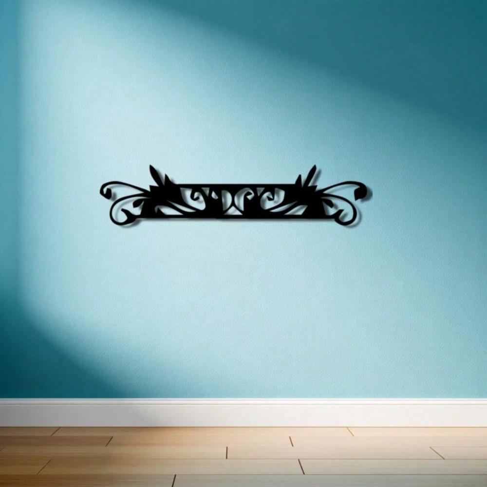 Elegant Iron Wall Art Modern Home Decor Metal Statement Piece Living Room Gift