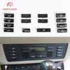 Car A/C Heater Climate Temperature Control Push Button Air Condition Key Cap Climate Control Cover For BMW 5 Series E39 X5 E53