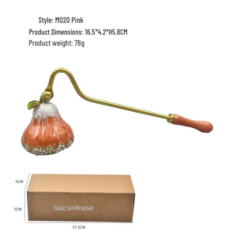 European Retro Handheld Candle Snuffer and Cover, Light Extinguisher Bell Tool, Perfect for Gifts.