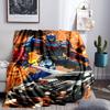 Trans-formers Throws Blanket Flannel Blankets Plush for Couch Bed Gifts for Men Women Travel picnic blanket Christmas fan gifts
