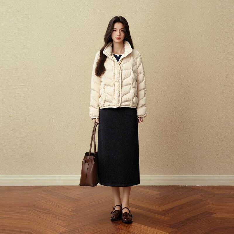 SEIFINI Women's Soft Stand Collar Down Jacket