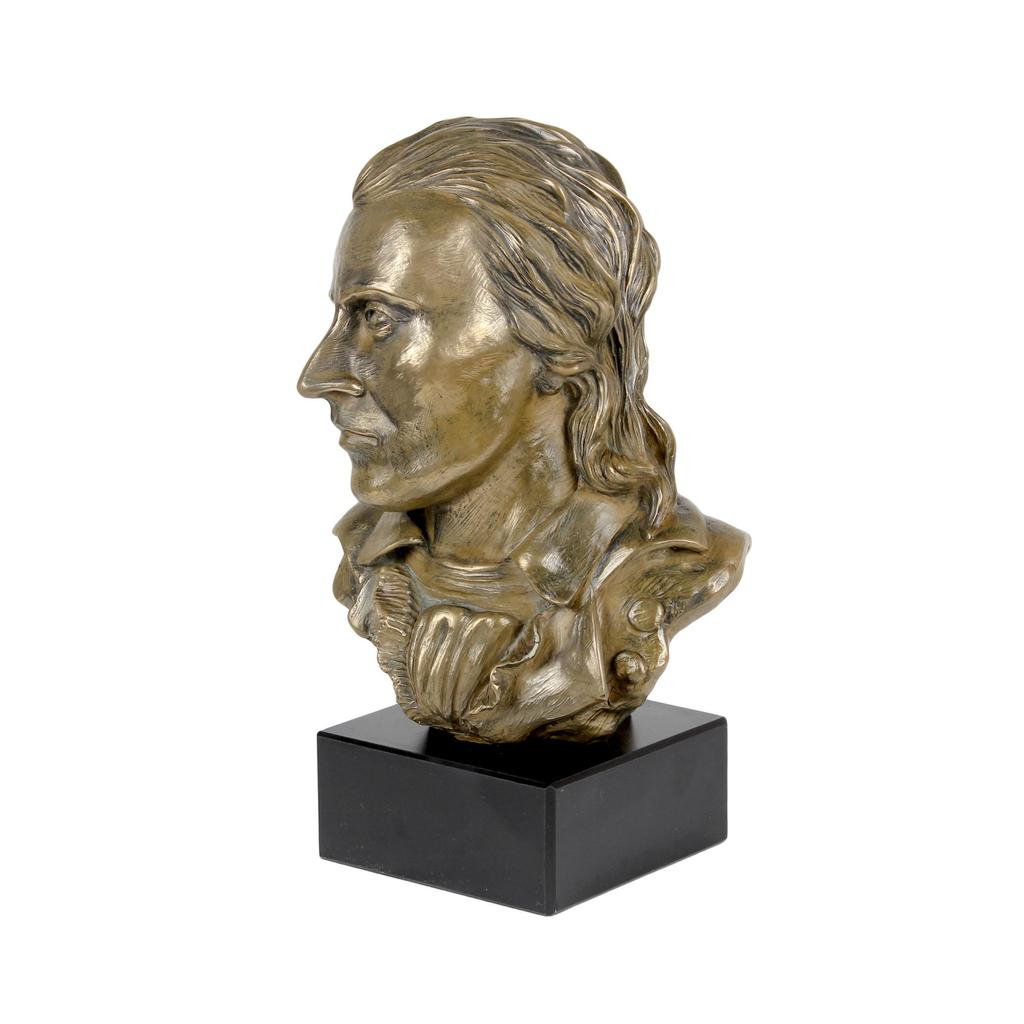 Friedrich Schiller - Marmorbüste, Statuette einer berühmten Persönlichkeit, Dekoration für Büro, Schule und Hotel von der Marke Art-Dog