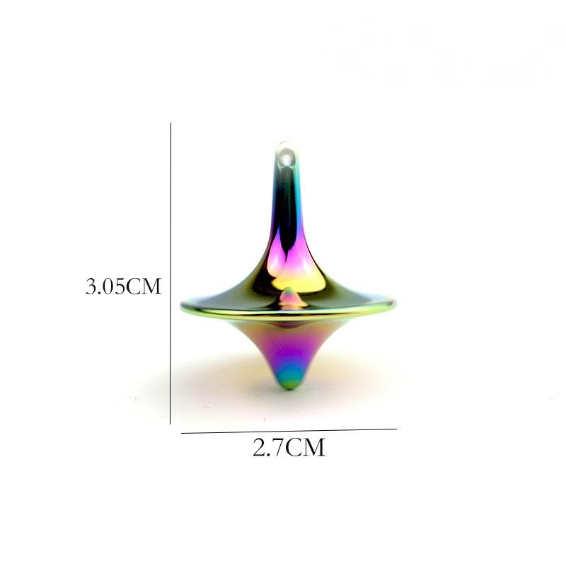 Movie Totem Metal Gyro Silvery Hand Spinning Top Fingertips Small Cyclone Gyroscope Anti Stress Fidget Toys for Adult Gifts 2025