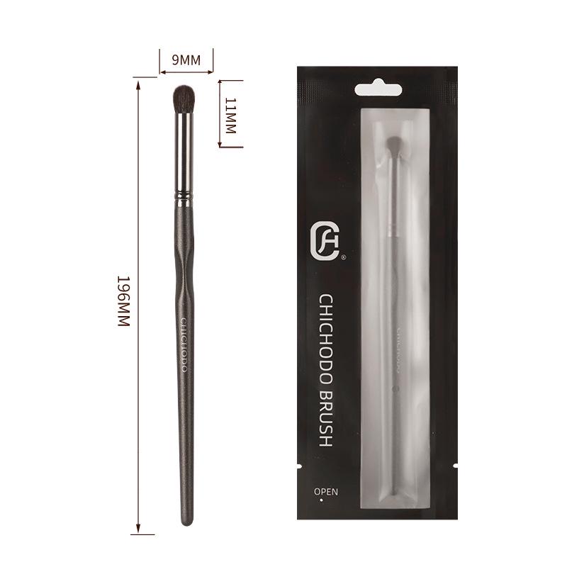Rostfarbenes 20-teiliges professionelles Make-up-Pinselset mit Tierhaarwolle
