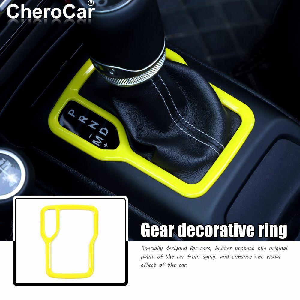 Inner Gear Shift Panel Trim Cover for 2018+ Jeep Wrangler JL JT Interior Parts Y