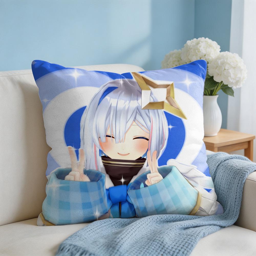 Amane KanataS Cute Cushion Cover Square Pillow Bedroom Sofa Leisure Comfort Living Room Home Decoration X