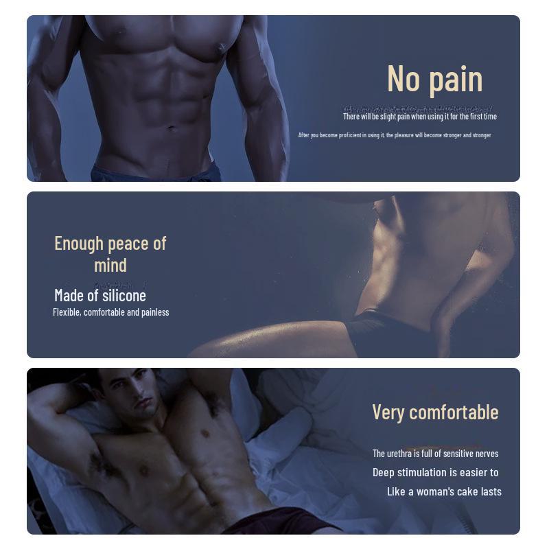 Jiuai Pferdeaugenstab Tragbares Erwachsenenspielzeug für Männer zur analen Stimulation & Training