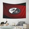 "Black and White Eagle Emblem Design" Pattern Wall Hanging Tapestry Decorative Tapestry Home Decor for Bedroom and Living Room