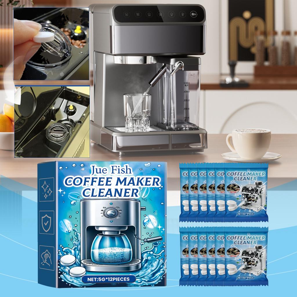 Kaffemaskin rengjøringstabletter Profesjonelle avkalkingstabletter for kaffetraktervedlikehold og dyprengjøring