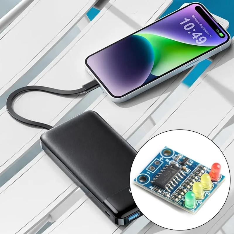 High Precise 12V Battery Charge Indicators Battery Levels Indicators Module Featuring Four Stage LED Display Easy Wiring