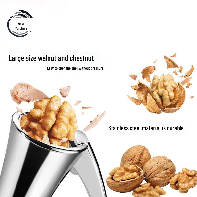

Washable Nut Opener: Easy Clip for Hazelnuts & Walnuts Standard Walnut Clip [Red]