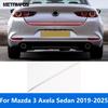 For Mazda 3 M3 Axela Sedan      2024 2025 Rear Trunk Lid Tailgate Door Boot Trim Accessories Car Styling