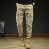 Summer Overalls Men's Pants Outdoor Loose Tied Casual Pants Men's High-end Trousers