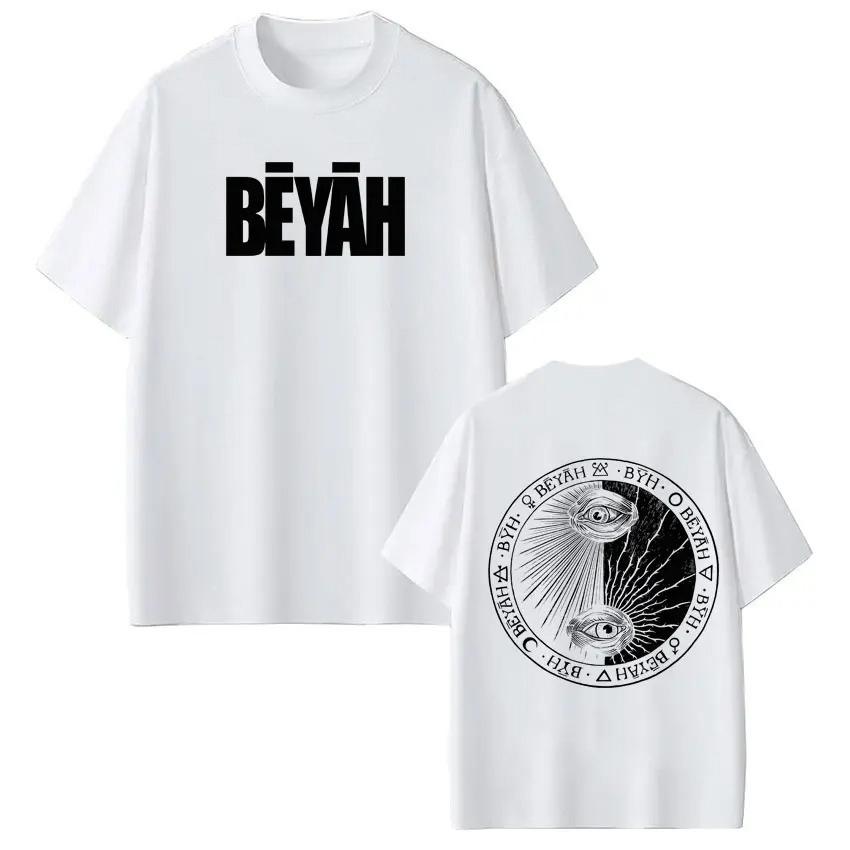 

Summer Shortsleeved Loose Casual Gothic Punk Cotton Tshirts Rapper Damso Beyah Tour 2026 Print Unisex Women Hiphop Tshirts Y2K M