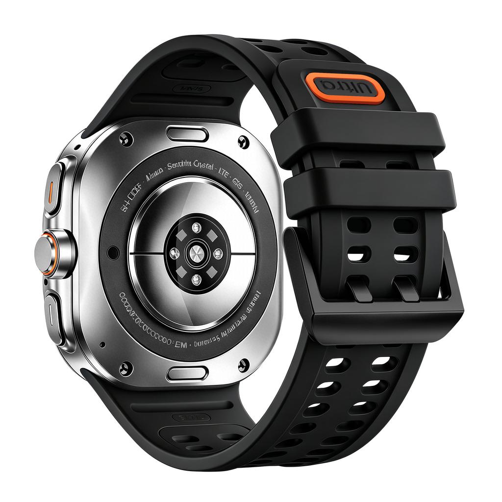 Official Silicone Strap For Samsung Galaxy Watch Ultra 47mm 2026/2025 Sport Marine Band Bracelet for Galaxy Ultra 3/2/1 47mm Wristband