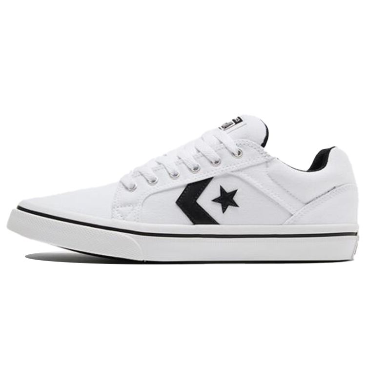 

Converse El Distrito 2.0 Ox Synthetic Leather Comfortable Non-Slip Wear-Resistant Low-Top Skate Shoes Unisex Sneakers White Black 167007C 35