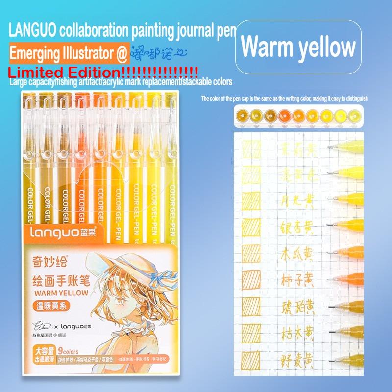 Languo 216 Colori Penna Manuale Multicolore 1,0 mm Colore Morandi Set di Penne Gel e Pennarelli Cancelleria Ufficio Forniture Scolastiche
