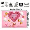 Happy Mothers Day Party Background Thanks Mother Flower Rose Heart Floral Pink Photography Backdrop Photo Studio Props