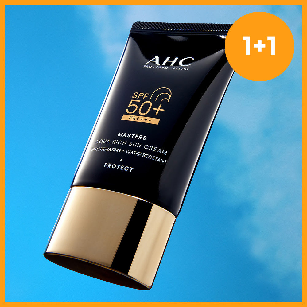 AHC Masters Aqua Rich Sunscreen 50ml 2-pack