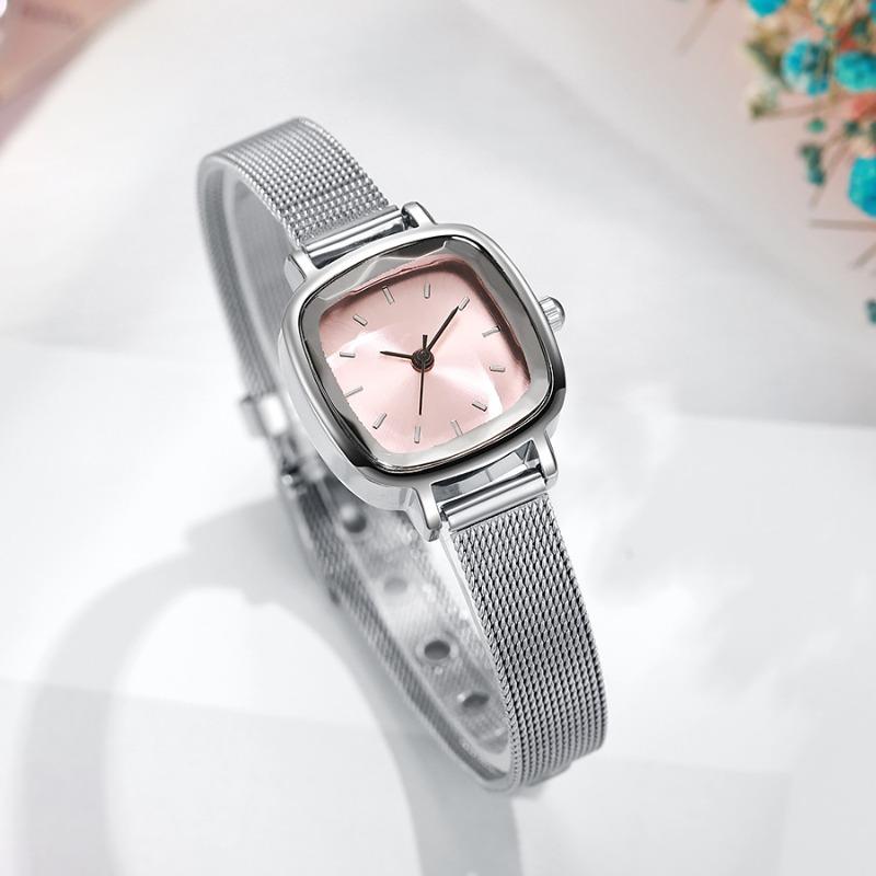 Französische Nischenuhr Studentin Koreanische Version Einfach Ins Fengsen Mädchen College-Stil Retro Hongkong-Stil Ins Gleicher Stil