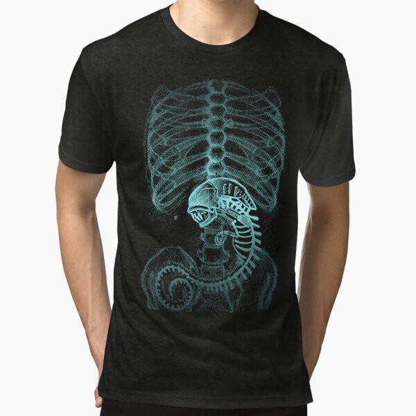 Classic Radiography Alien Tees Black Size S to 5XL USA