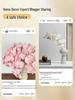 White Phalaenopsis Artificial Floral Arrangement - Realistic High-End Decorative Accent