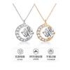 Moon Necklace Women'S 925 Sterling Silver Simple Niche Versatile Premium Temperament Clavicle Chain Light Luxury Silver Jewelry