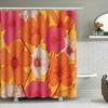 Floral Shower Curtain Botanical Pattern Waterproof Bathroom Decor Vintage Flower Backdrop Farmhouse Style Artistic Washable Fabr