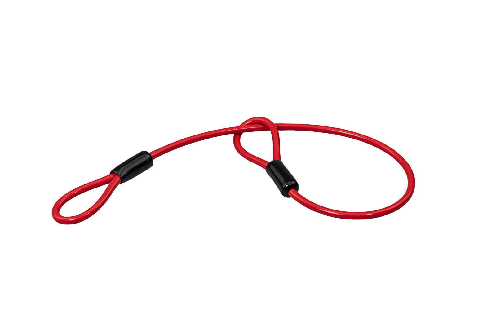 Kijima P00053 Motorcycle Parts, Helmet Lock, Wire, Helllock Wire, 0.18/16.9 inches (4.5/430 mm), Universal, Red,