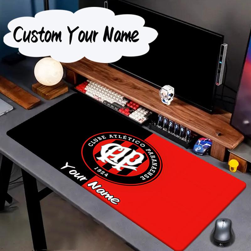 Custom Name Mouse Pad Atletico Paranaense Crest Mouse Pad, Gaming Mouse Pad, Keyboard Pad, Desk Decor for Computer Notebook Fan Birthday Gift