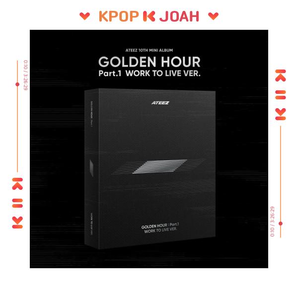 ATEEZ Décimo mini álbum [HORA DORADA : Parte 1 'TRABAJAR PARA VIVIR VER.']