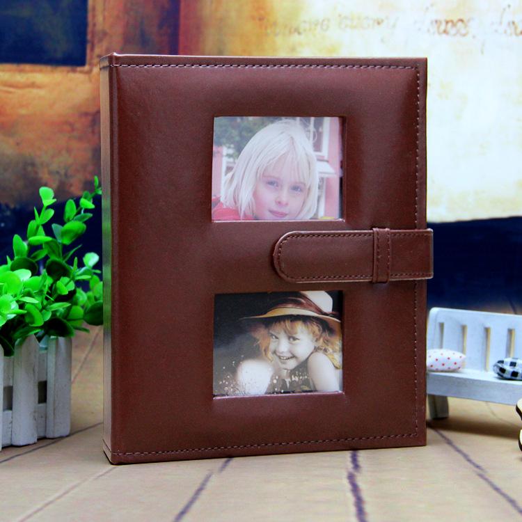 

Holds 4x6 Inch Photo Leather Album with Front Window Memory Album Scrapbook for Holiday College High School Graduate Gift