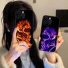 Jujutsu Kaisen Neon JJK Phone Case for iPhone 16 15 14 13 12 11 X XR XS 8 7 Pro Max Plus Mini Colour Printing Cover Cellphones