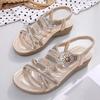 Fashion Crystal Sandals Woman Flip Flops Shoes Fashion Summer Flat Sandals Bohemian Ladies Sandals Casual Women Shoes