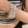 Matte Vintage Floral Spliced Bracelet - Elegant and Versatile Women's Jewelry