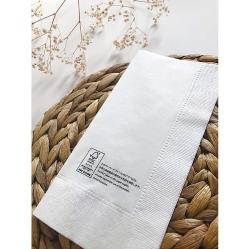 Artnap Commercial Paper Napkins, 45x45cm, FSC Certified, 2-Ply, 50 Count, TS-119, Made In Japan