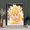 5D Diamond Painting Nine Tailed Little Fox Full Square/Round Diamond Embroidery Set Animal Landscape Mosaic Home Diamond Artist
