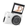 Digital Camera 5K 75MP HD 18X Zooming Autofocus 180 Degree   Screen Anti Shake Retro Digital Camera for Selfie Travel