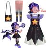Horror Game Poppy Playtime Lily Cosplay Costume for Girls Kids Halloween Carnival Party Fancy Dress Up Outfit