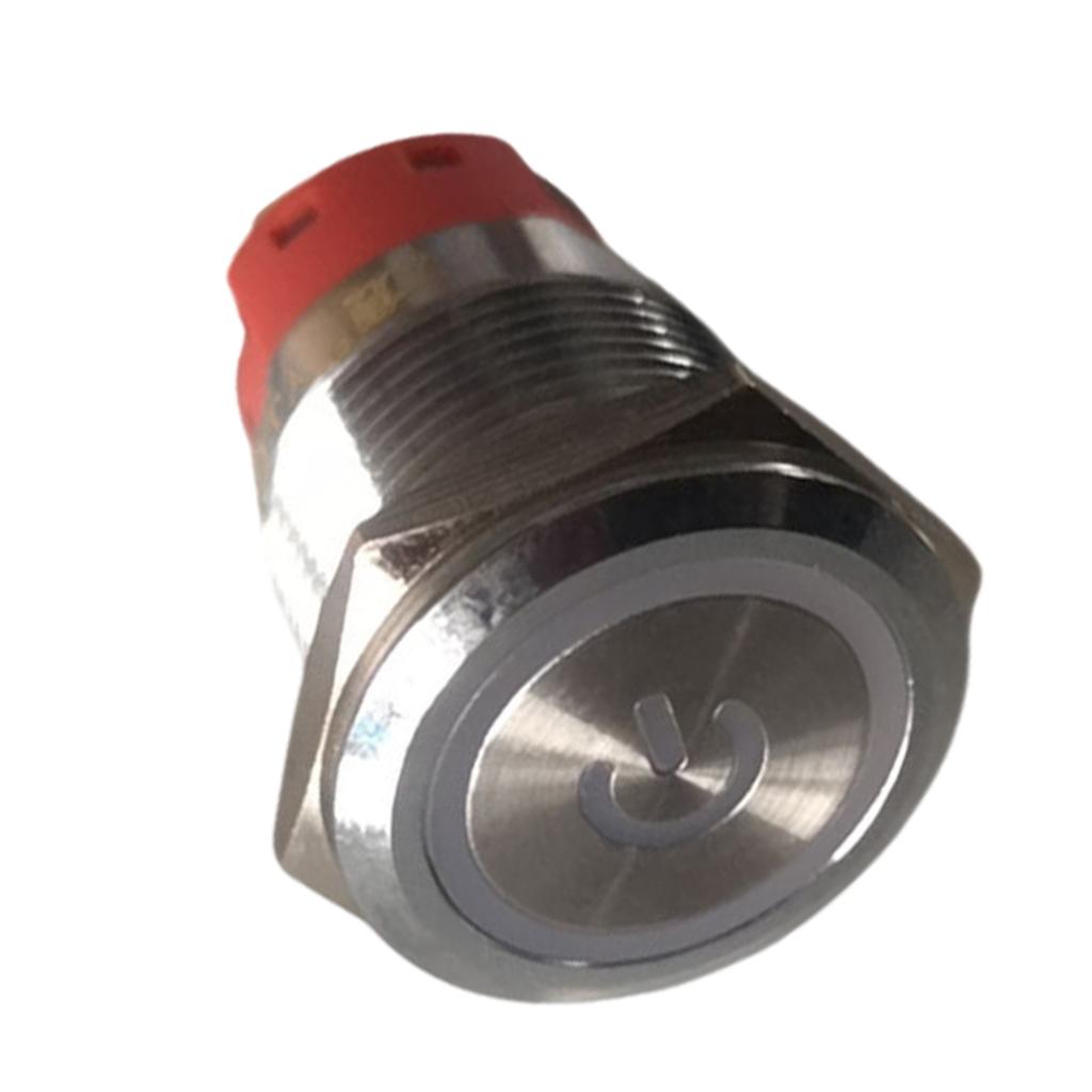 Wasserdichte Metall-Drucktaster Verriegelungsdesigns LED-Licht Mehrere Spannungen 5 220V für Motor Industrieanlagen